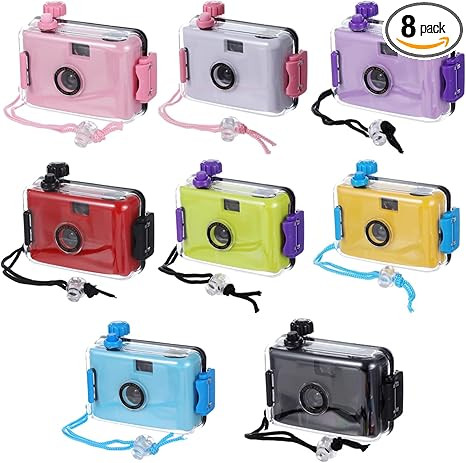 8 PCS Disposable Cameras - Mini Cameras for Wedding Bachelorette Single Use, 3.7 x 2.4 x 1.2 Inch... | Amazon (US)