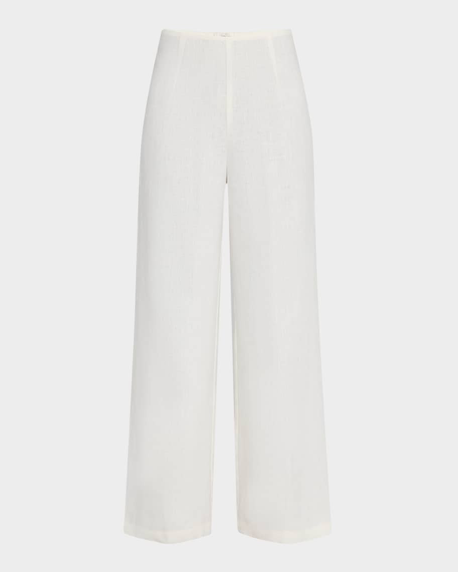 Faithfull the Brand Jean Linen Trousers | Neiman Marcus