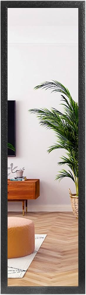 LFT HUIMEI2Y Door Mirror Full Length, Wall-Mounted Mirror Rectangle Tall with Engraving Frame for... | Amazon (US)