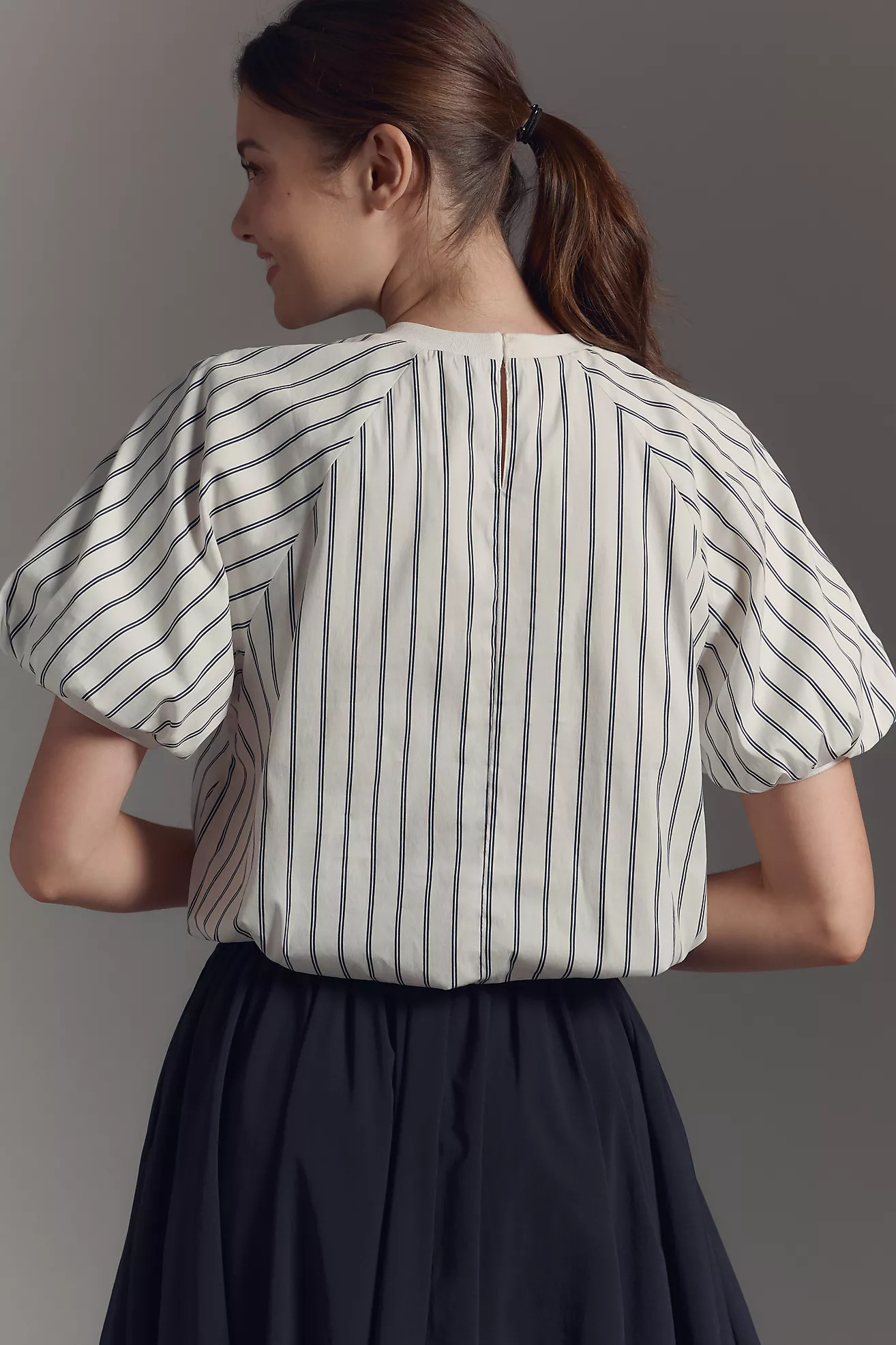 Maeve Short-Sleeve Crew-Neck Top | Anthropologie (US)