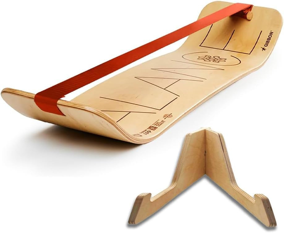 GIBBON SlackBoard - GiBoard Balance Board Kids & Adults - Slackline Balance Trainer - Slack Board... | Amazon (US)