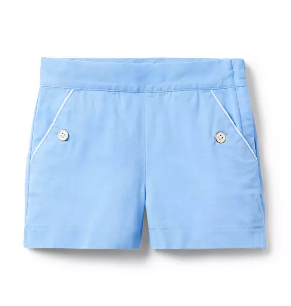 Twill Button Short | Janie and Jack