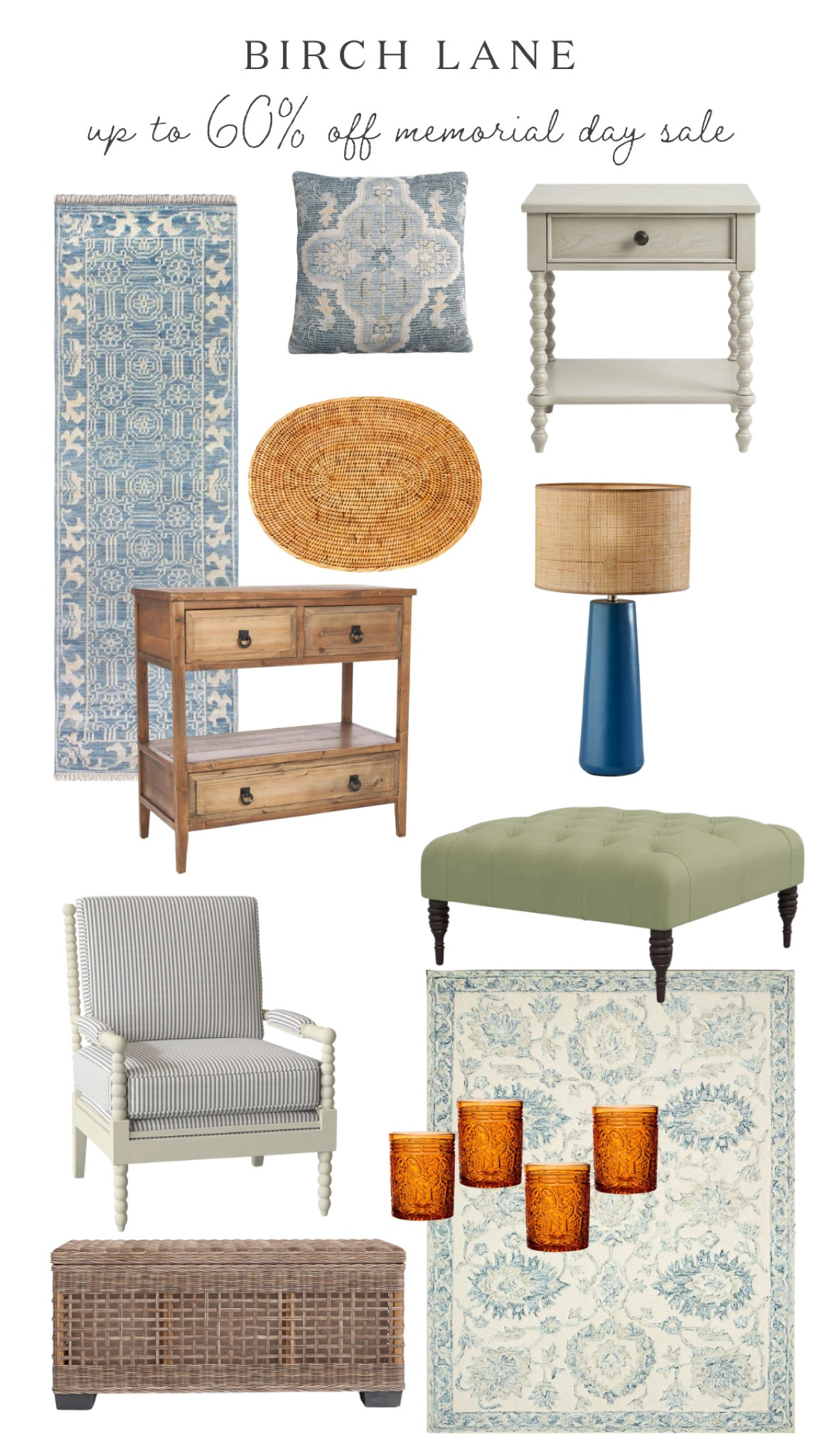 Birch lane, home decor, furniture sale, Memorial Day furniture sale, coastal home decor 

#LTKHome