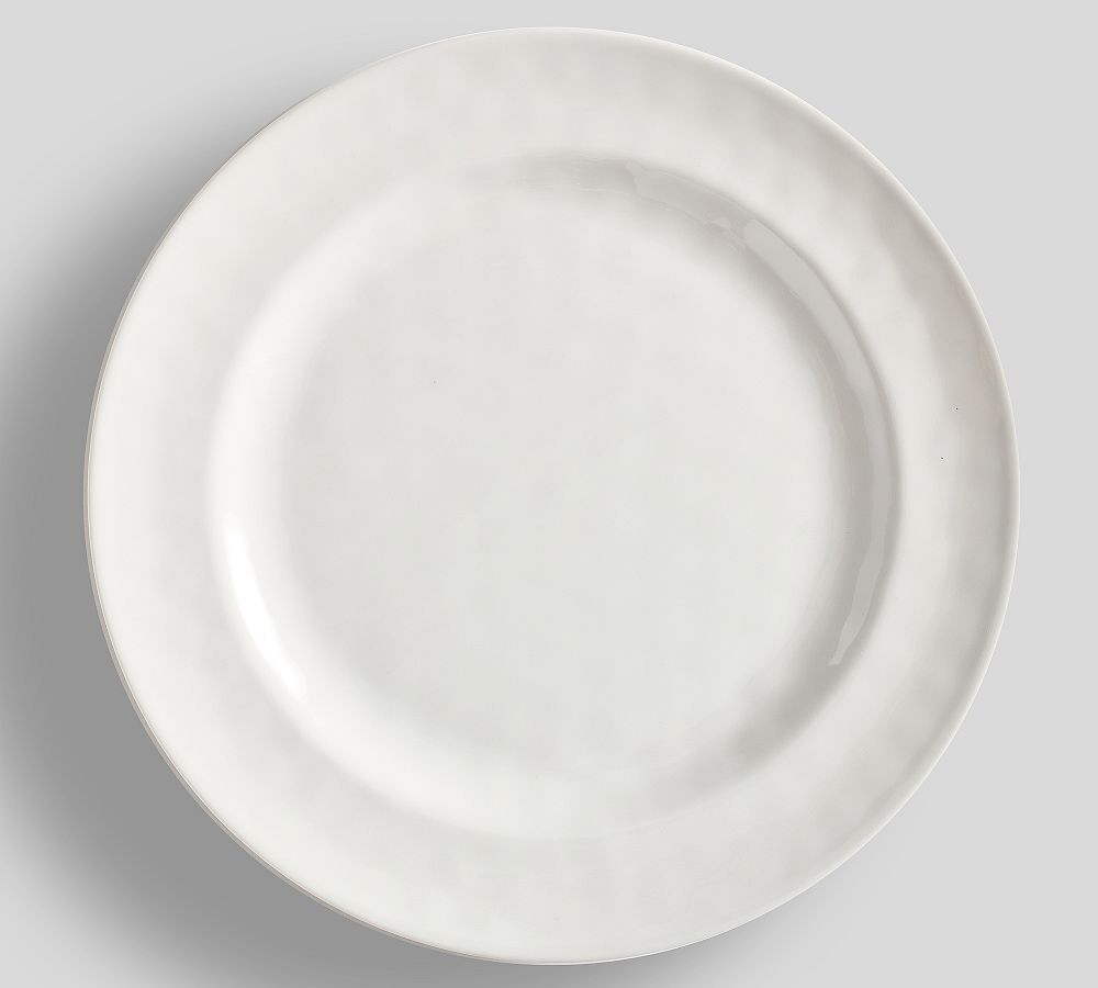 Caterer's Box Outdoor Melamine Dinner Plates, Set of 12 - White | Pottery Barn (US)