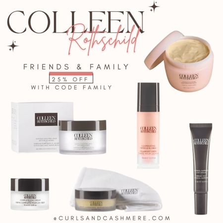 @colleenrothschild friends and family sale! Save 25% off now. Love these skincare items and haircare products. All of these items are staples in my routine, especially the glycolic peel pads that I used twice daily. #CRPartner

#LTKstyletip #LTKsalealert #LTKbeauty