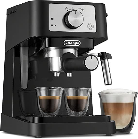 De'Longhi Stilosa Manual Espresso Machine, Latte & Cappuccino Maker, 15 Bar Pump Pressure + Manua... | Amazon (US)