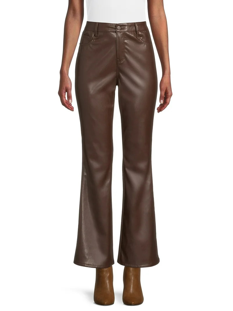 Dollhouse Women's Juniors Vegan Leather Flare | Walmart (US)