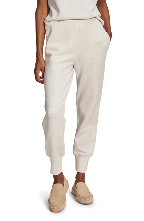 Varley The Slim Cuff Joggers in Ivory Marl at Nordstrom, Size Medium | Nordstrom