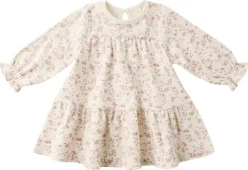 QUINCY MAE Garden Print Organic Cotton Tiered Dress | Nordstrom | Nordstrom