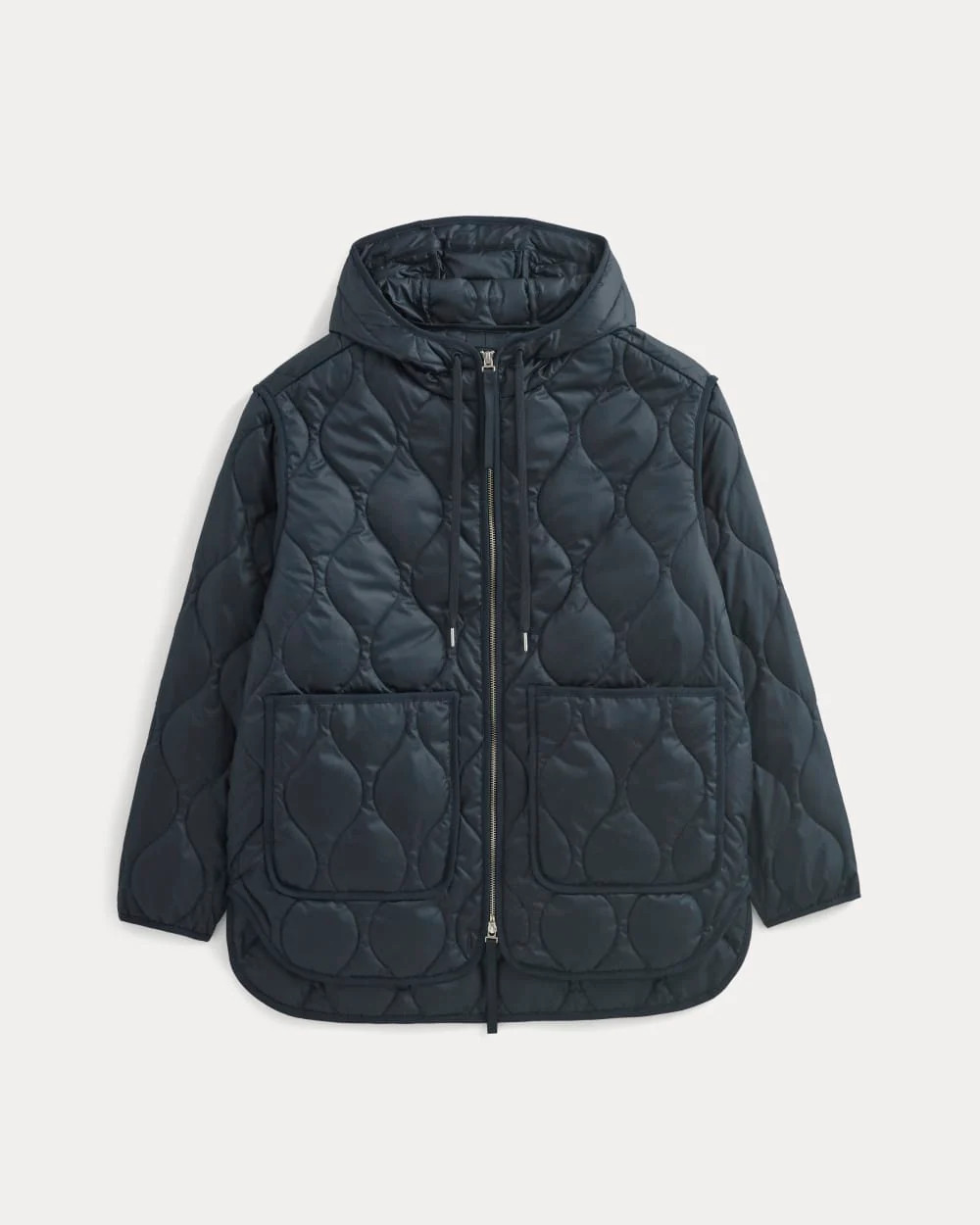 ReNew Quilted Hooded Liner | Lichen Green | Everlane