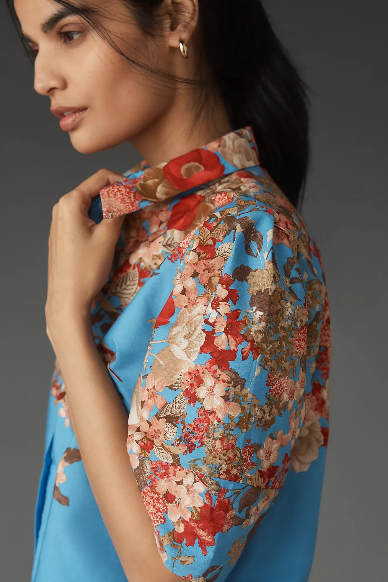 Maeve Lantern-Sleeve Blouse | Anthropologie (US)