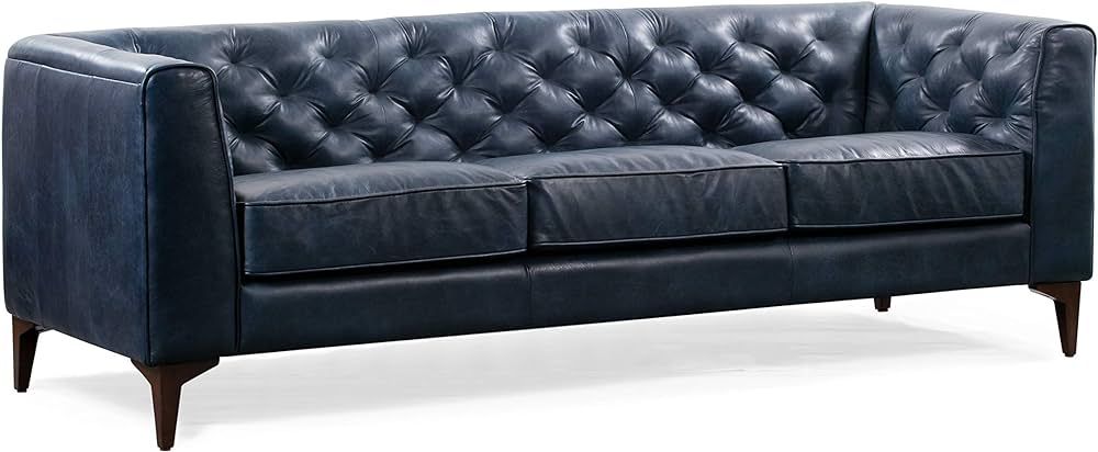 POLY & BARK Essex Furniture, 89 inches, Midnight Blue | Amazon (US)