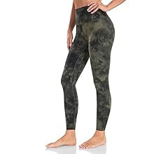 HeyNuts Essential Full Length Yoga Leggings, Women's High Waisted Workout Compression Pants 28'' | Amazon (US)