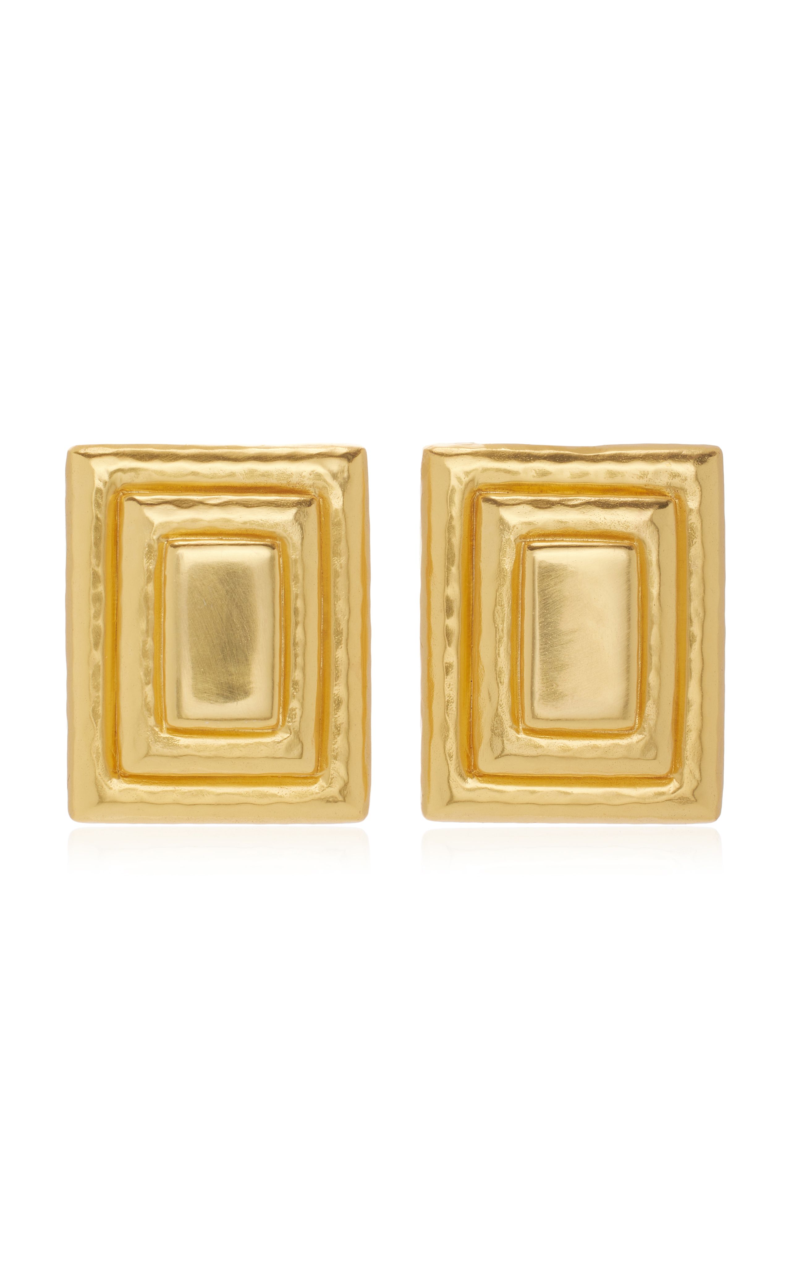 Hailey 24K Gold-Plated Earrings | Moda Operandi (Global)