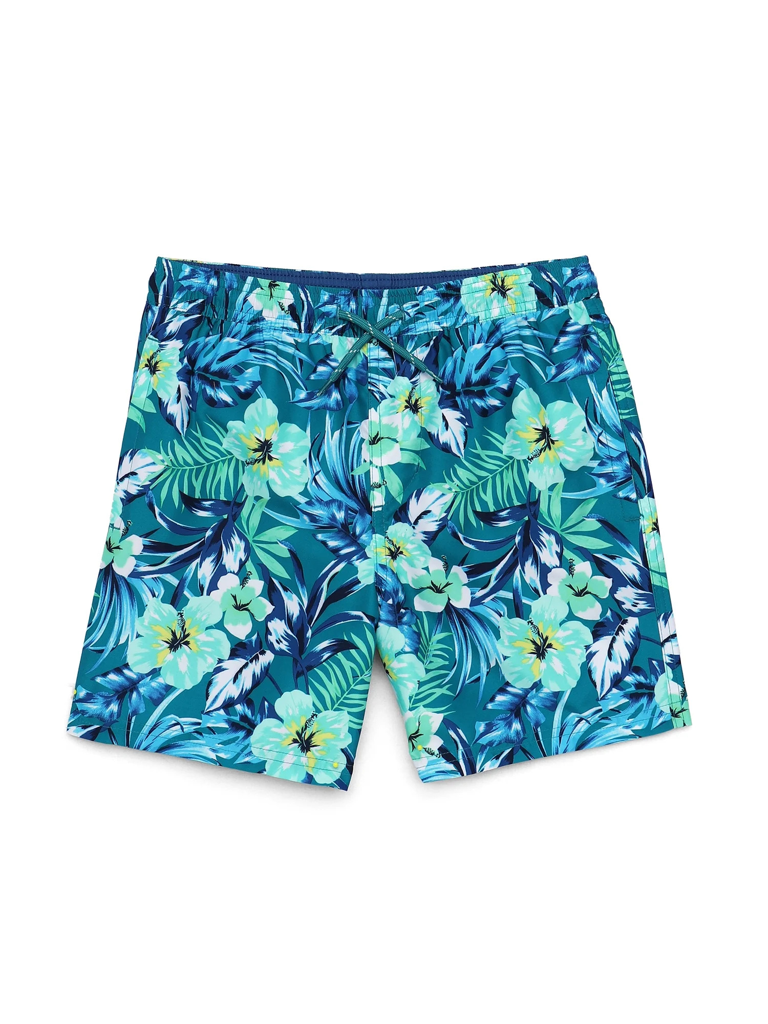 Wonder Nation Boys Woven Swim Trunks with UPF50+, Sizes 4-18 & Husky | Walmart (US)