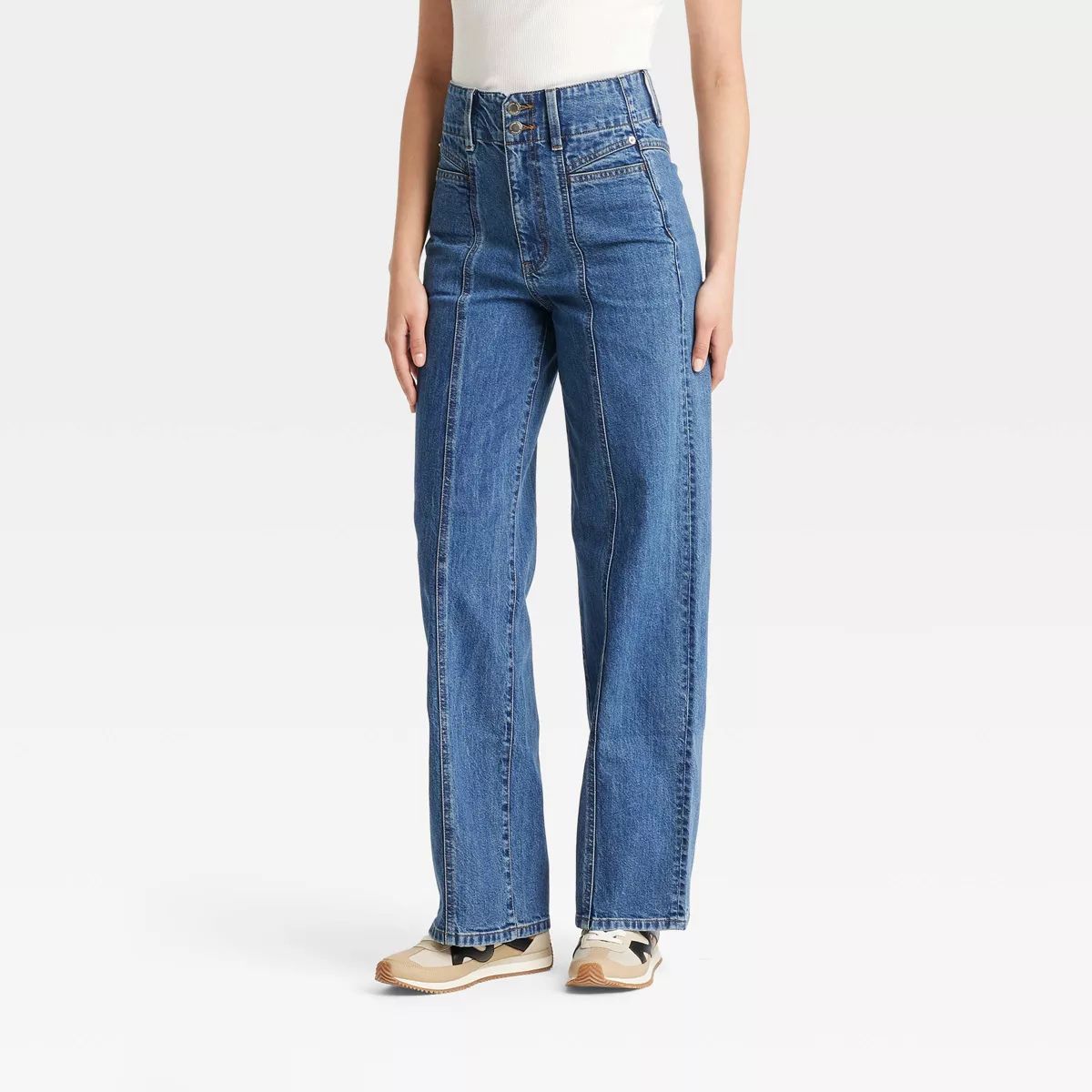 Women's High-Rise Tailored Wide Leg Jeans - Universal Thread™ | Target