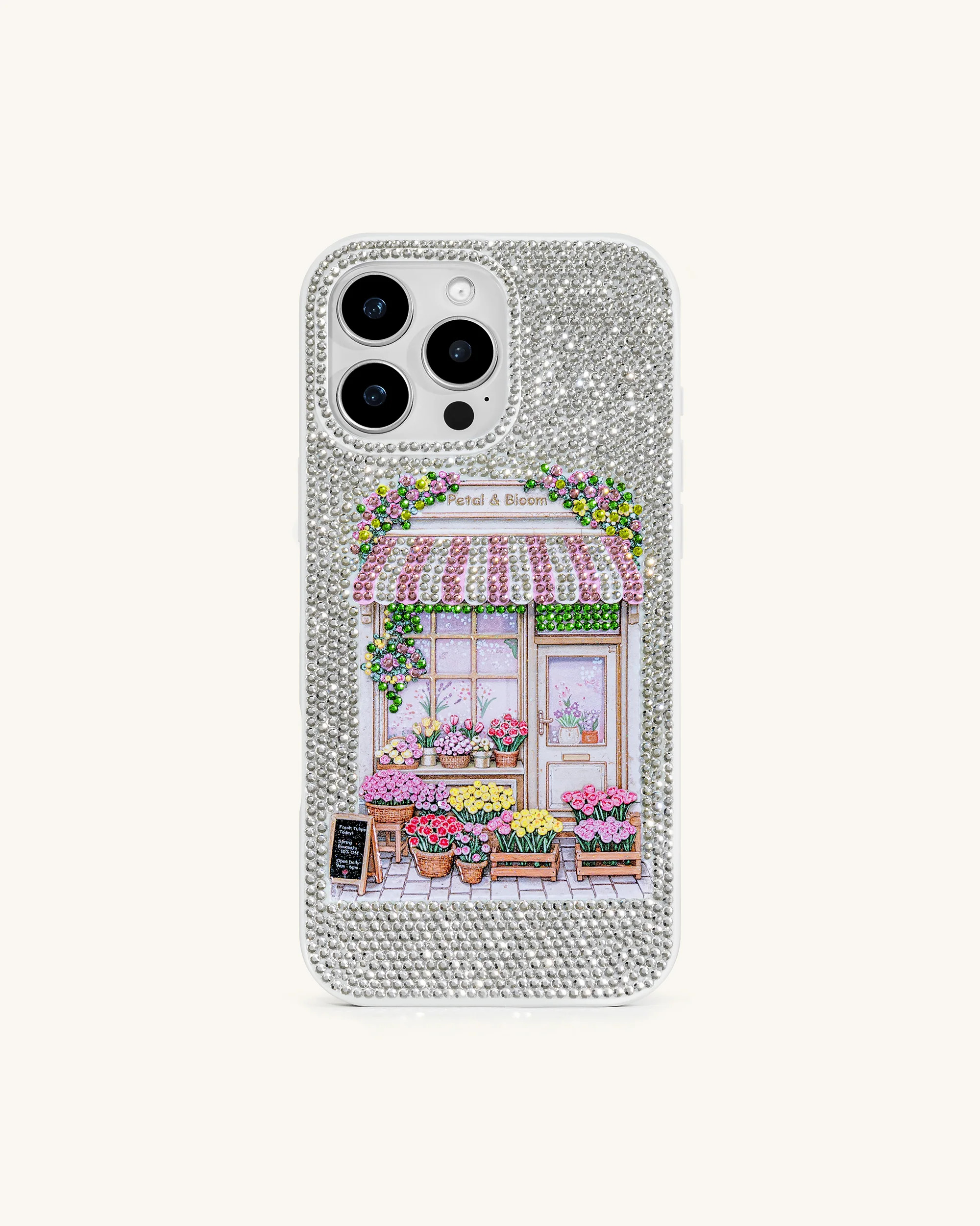 Ellie Floral Shoppe Phone Case - Multicolor White | JW PEI US