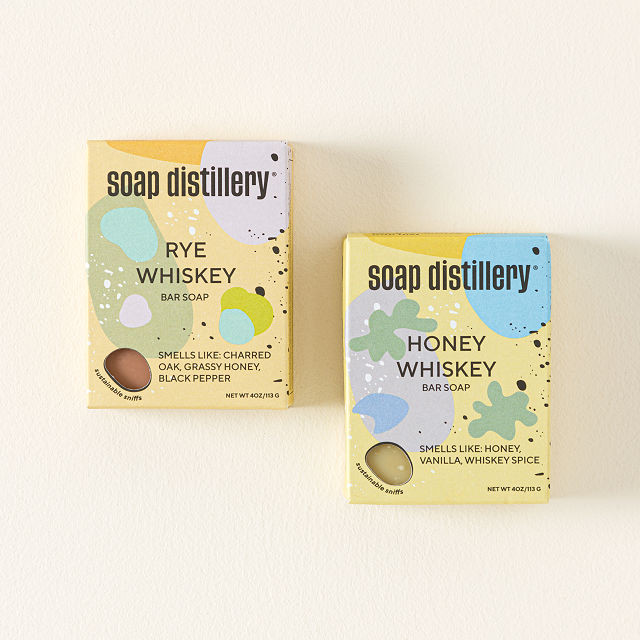 Whiskey Soaps - Set of 2 | Handmade Soap | UncommonGoods