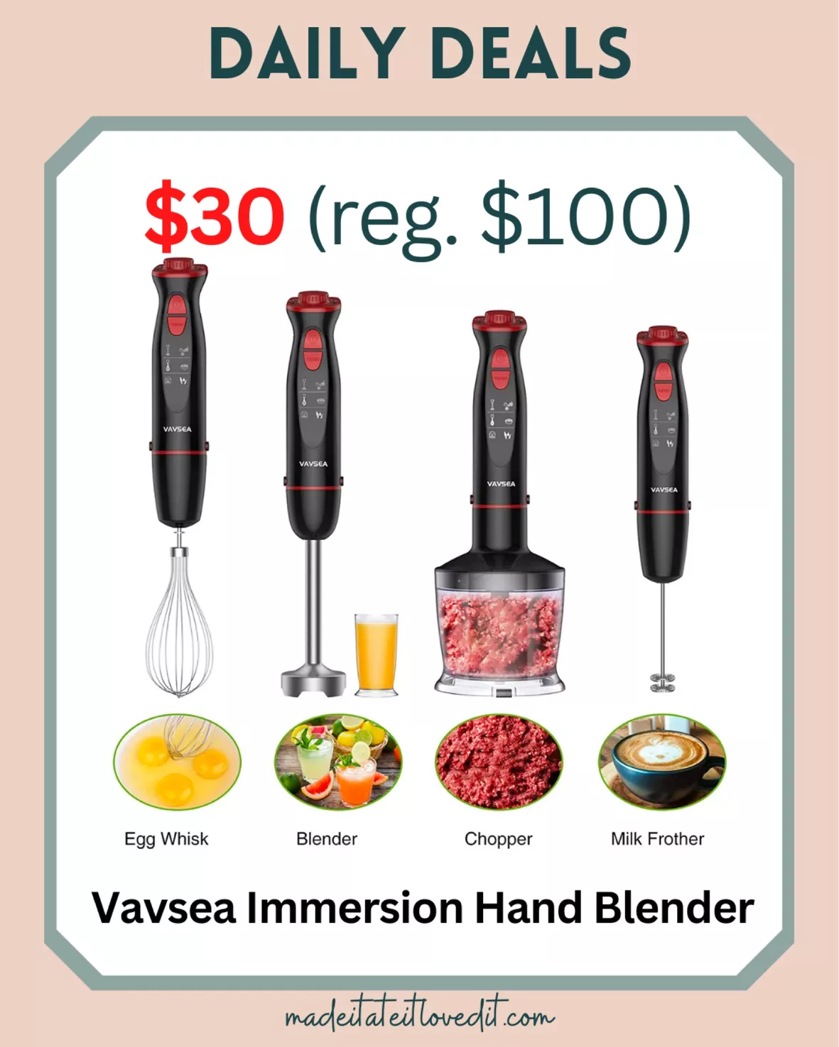 Vavsea Immersion Hand Blender, … curated on LTK