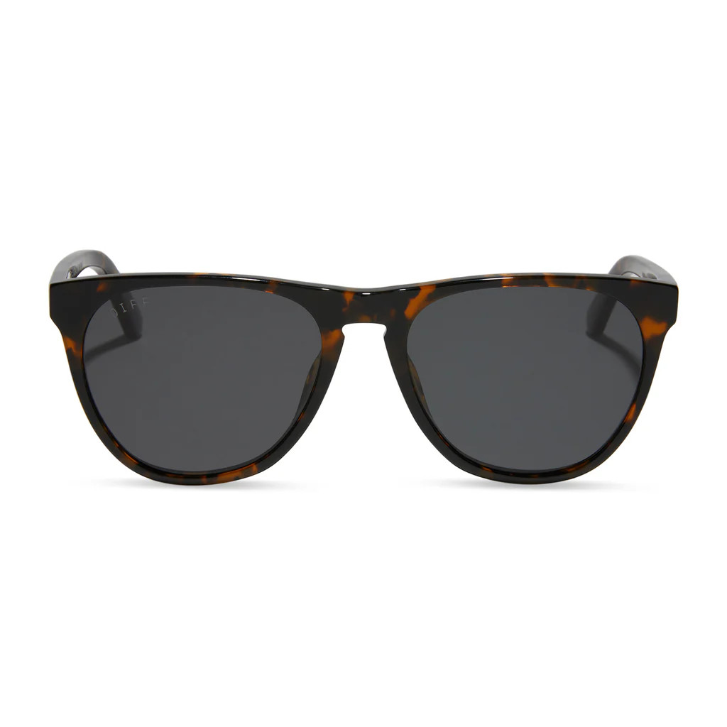 DARREN - SHADOW TORTOISE + GREY POLARIZED SUNGLASSES | DIFF Eyewear