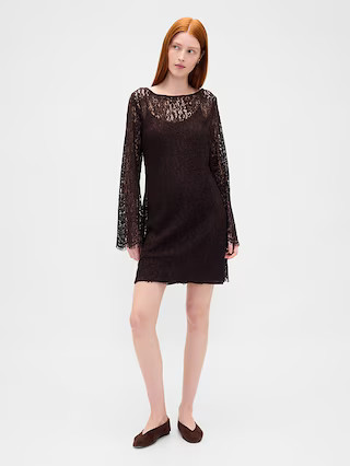 Lace Mini Shift Dress | Gap (US)