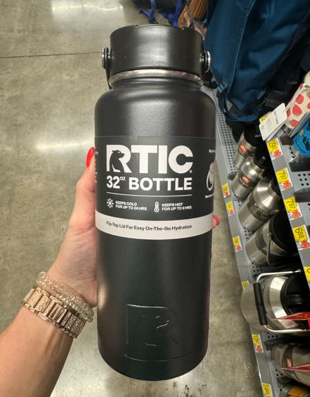 $20 Walmart water bottle on sale / RTIC 32 OZ Stainless Steel Insulated Bottle, Wide Mouth Multi-Use Lid, Black 

#LTKSaleAlert #LTKFindsUnder50 #LTKMens