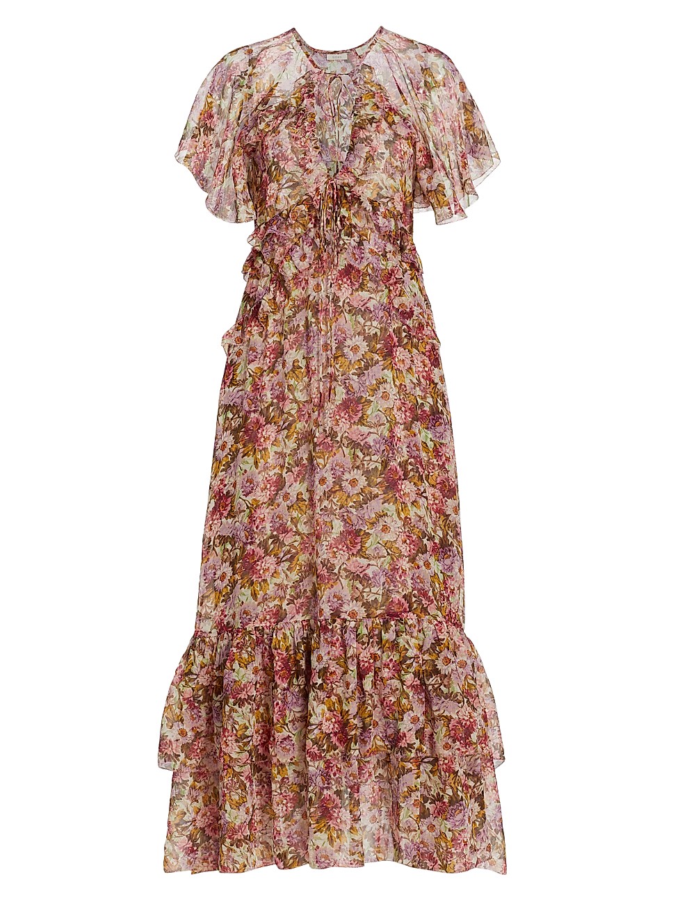 Antoinette Floral Silk Maxi Dress | Saks Fifth Avenue