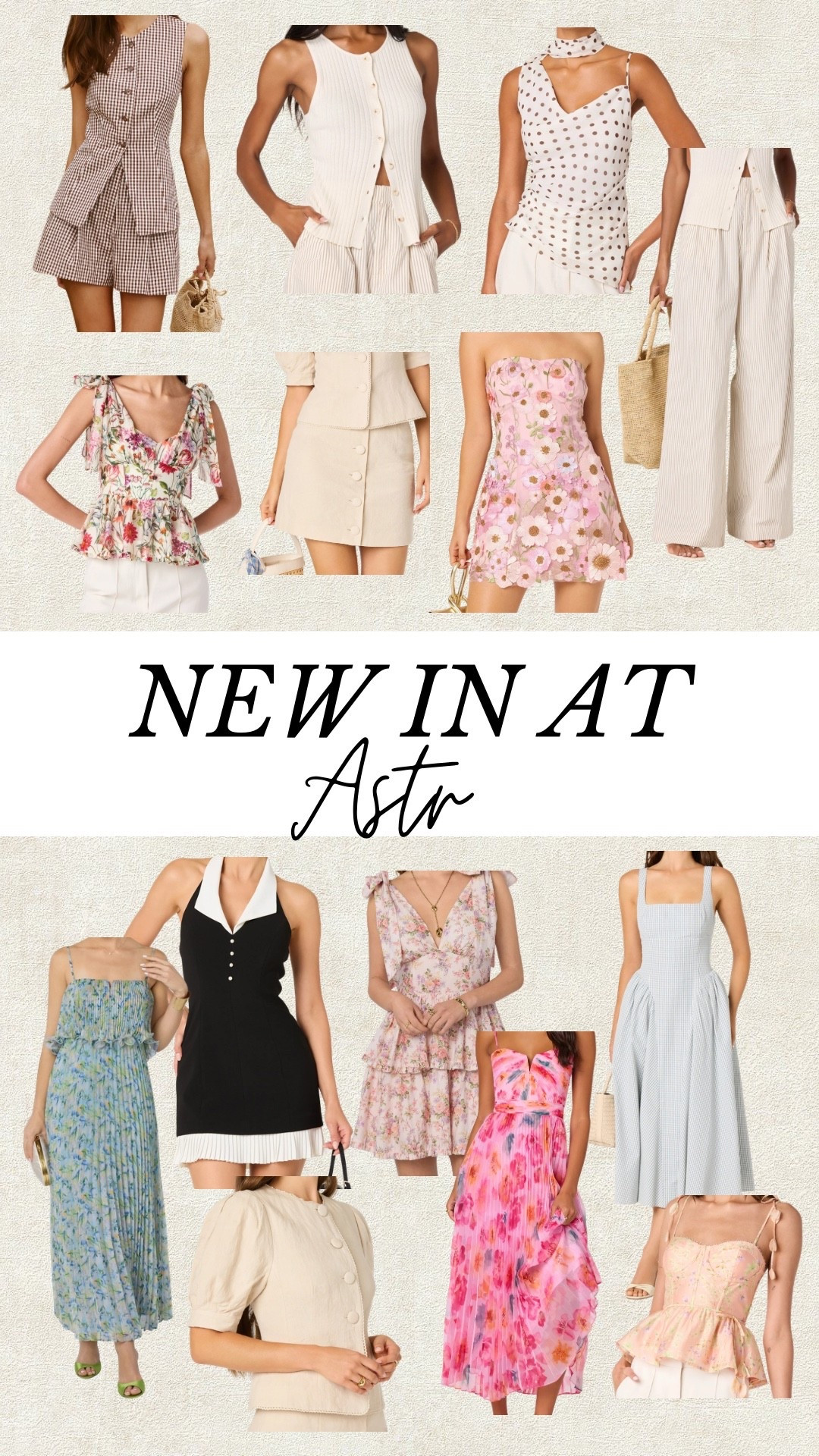 New in for spring and summer at ASTR 

#LTKgrwm #LTKootd