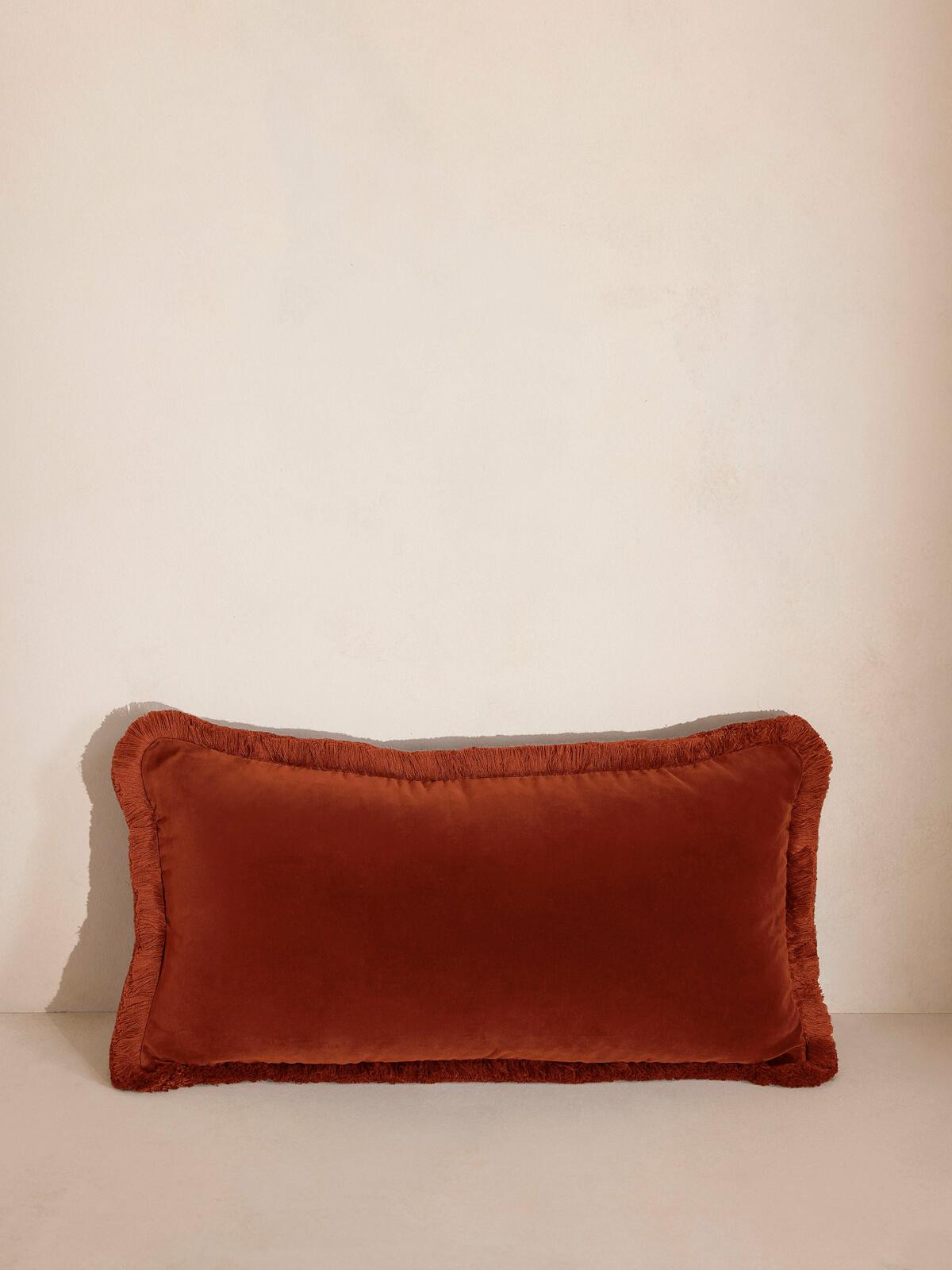 Margeaux Oblong Cushion, Rust - Soho Home | Soho Home Ltd