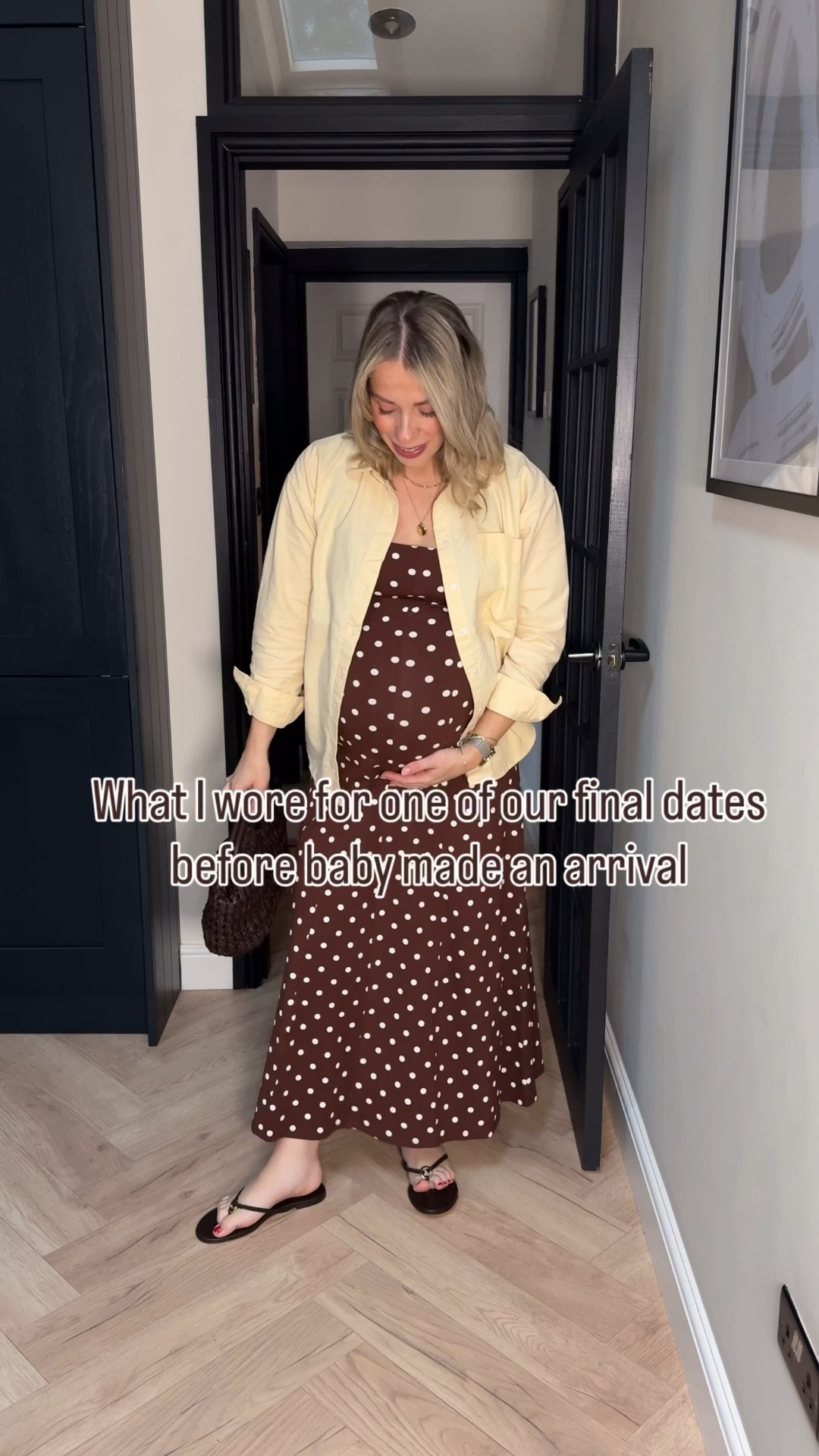 One of our last night dates before baby made an entrance 🤎💛 love this colour combo so much! 

#maternityoutfit #maternitydresses #pregnancyoutfit #thirdtrimester #maternityfashion maternity dress, pregnancy outfits, pregnancy fashion, pregnancy dress, maternity dress