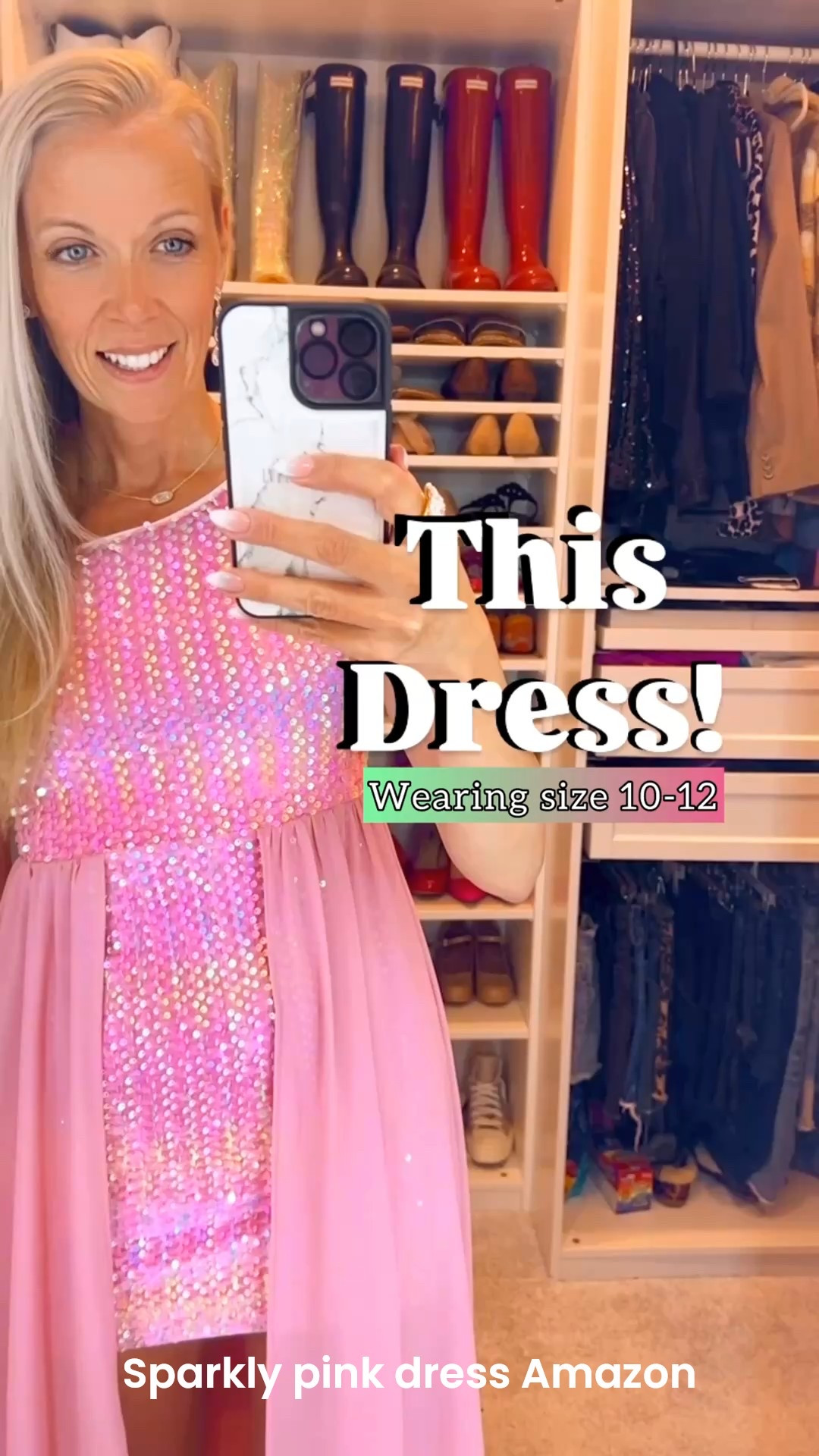 Sparkly pink dresses on Amazon
Baby pink dress 
Pink Sequin dress 
Modest party dress 


#LTKOver40 #LTKWedding #LTKFindsUnder50