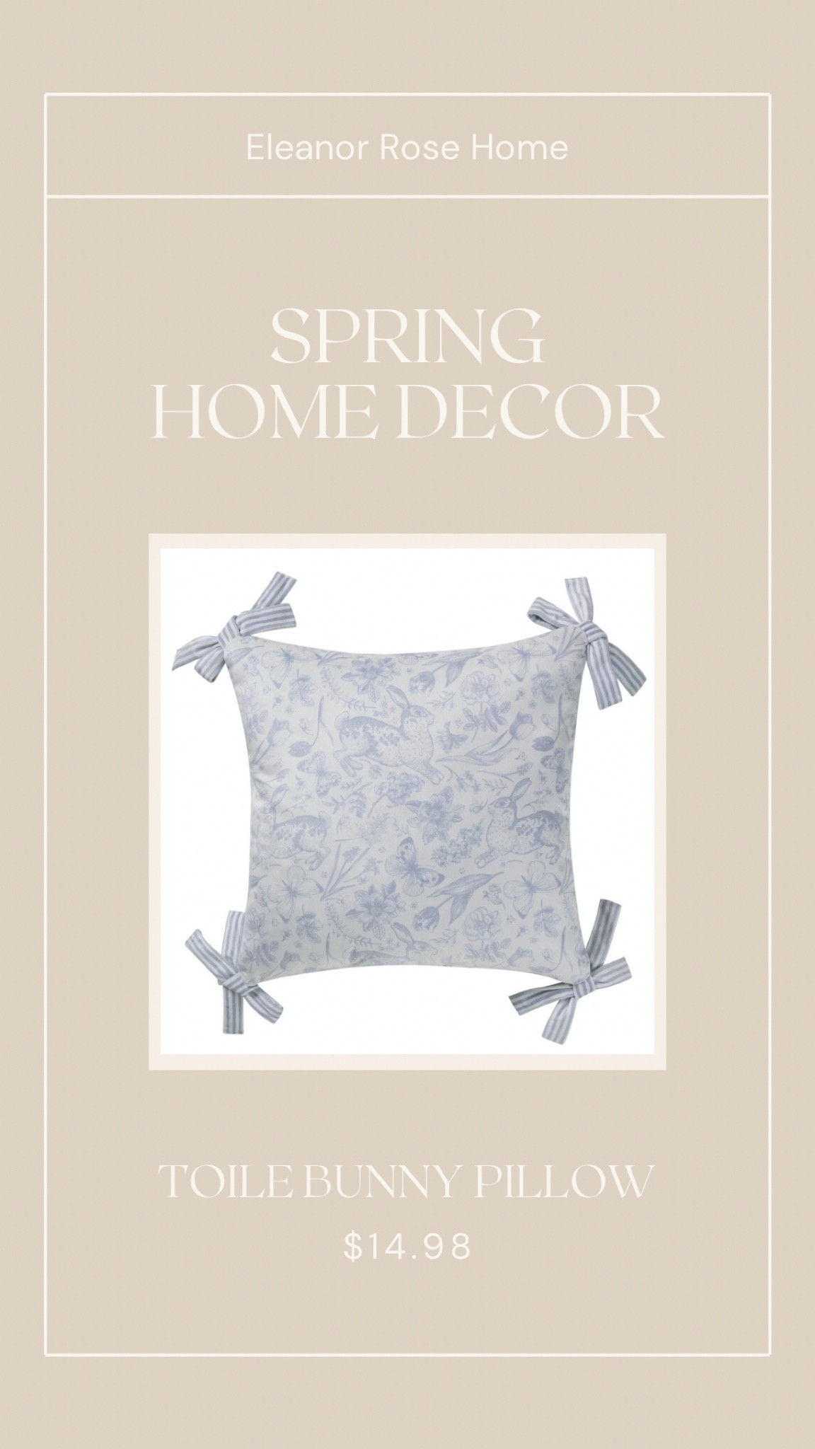 Charming Easter pillow. #springdecor #easterdecor

#LTKFindsUnder50 #LTKHome #LTKSeasonal