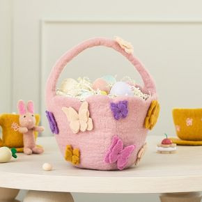 Felt Butterfly Easter Basket | West Elm (US)