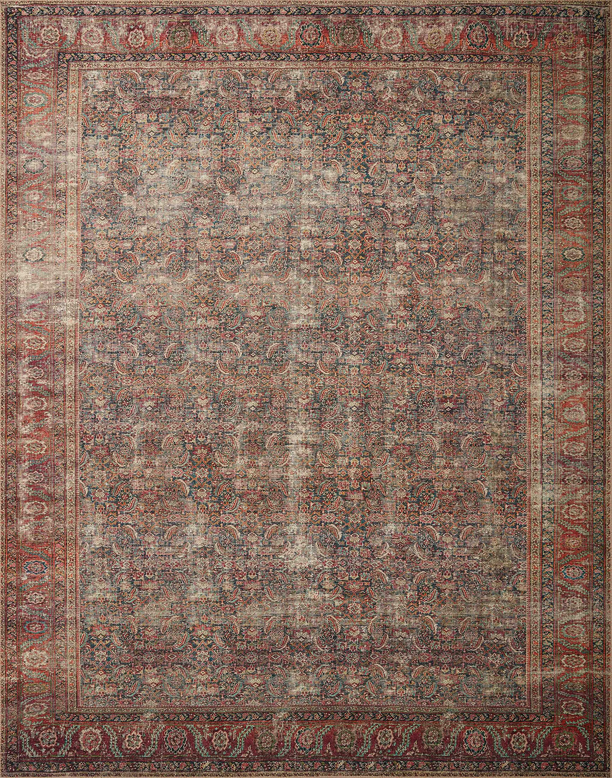 Loloi II Wynter Collection WYN-09 Onyx/Multi 18" x 18", .13" Thick, Sample Rug, Soft, Durable, Pr... | Amazon (US)