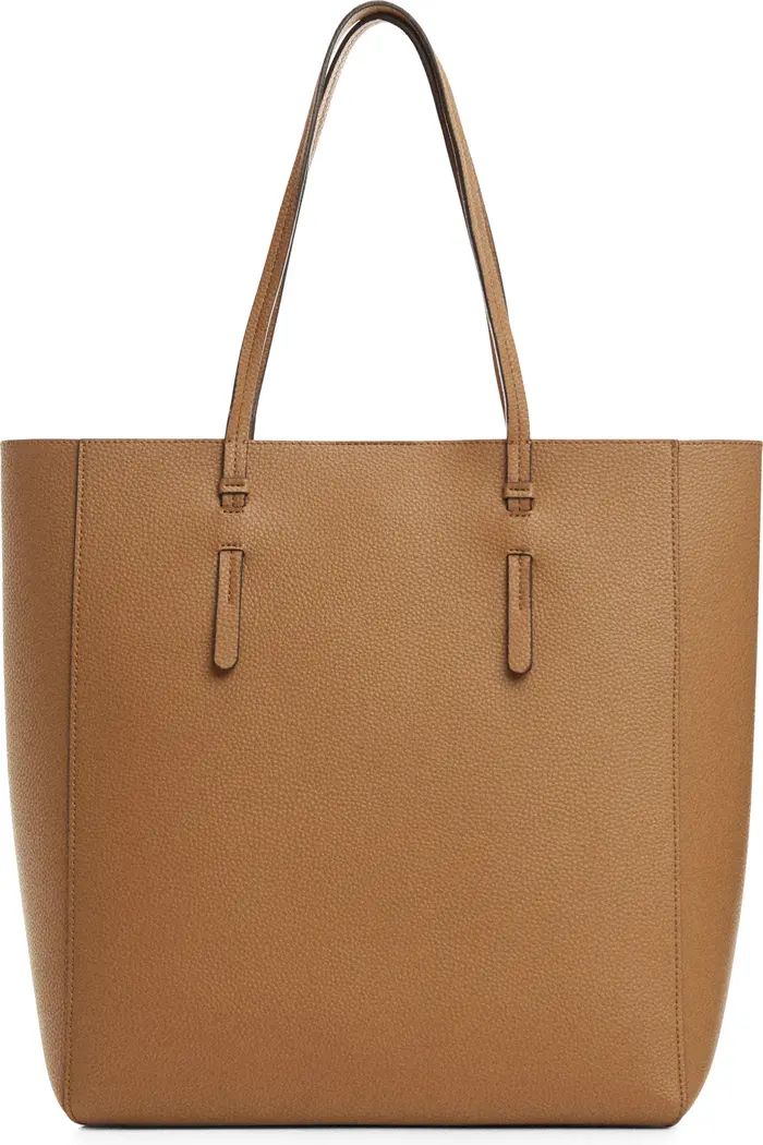 Faux Leather Shopper Tote | Nordstrom