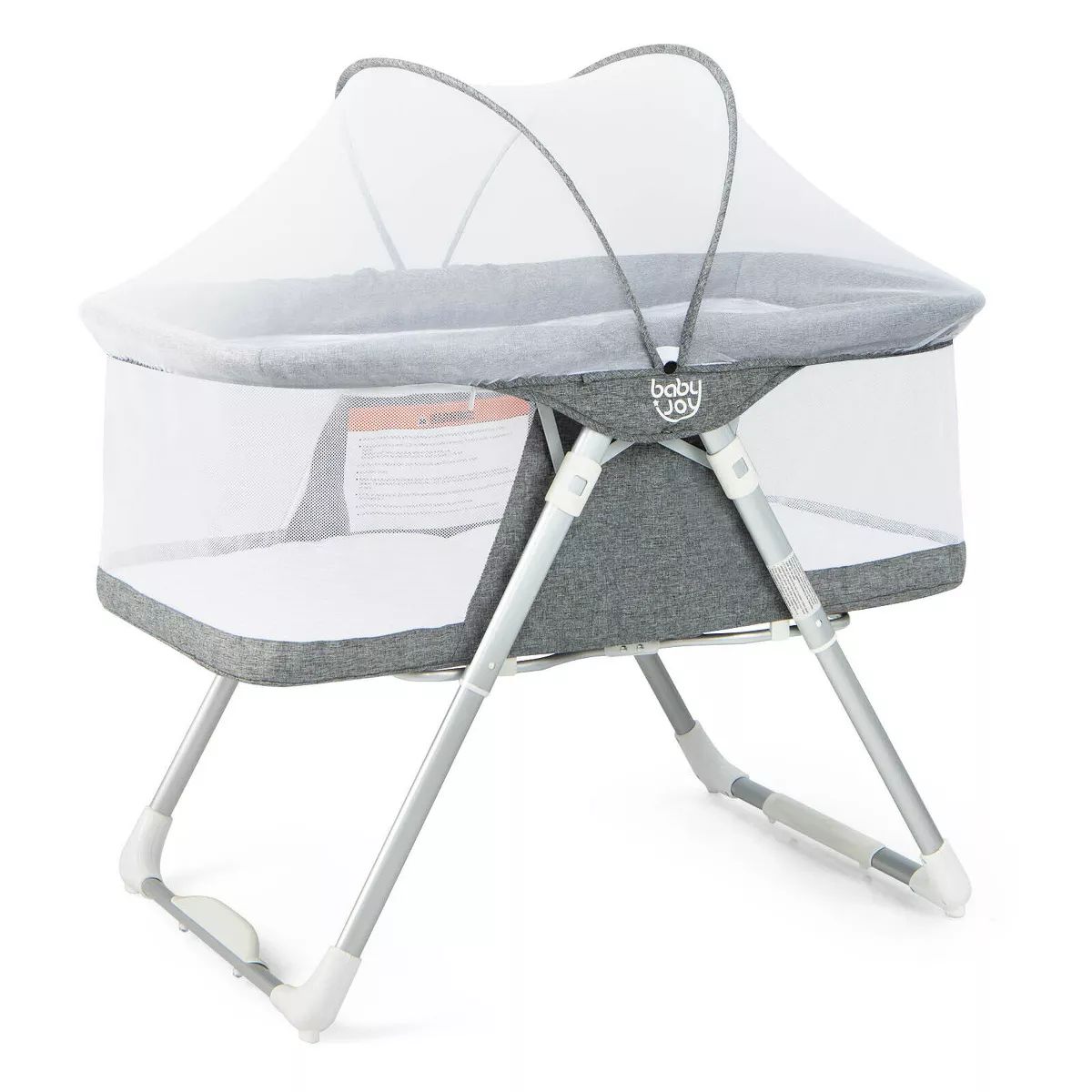 Costway 2-in-1 Stationary & Rock Bassinet Portable Travel Cradle w/ Mattress & Net | Target