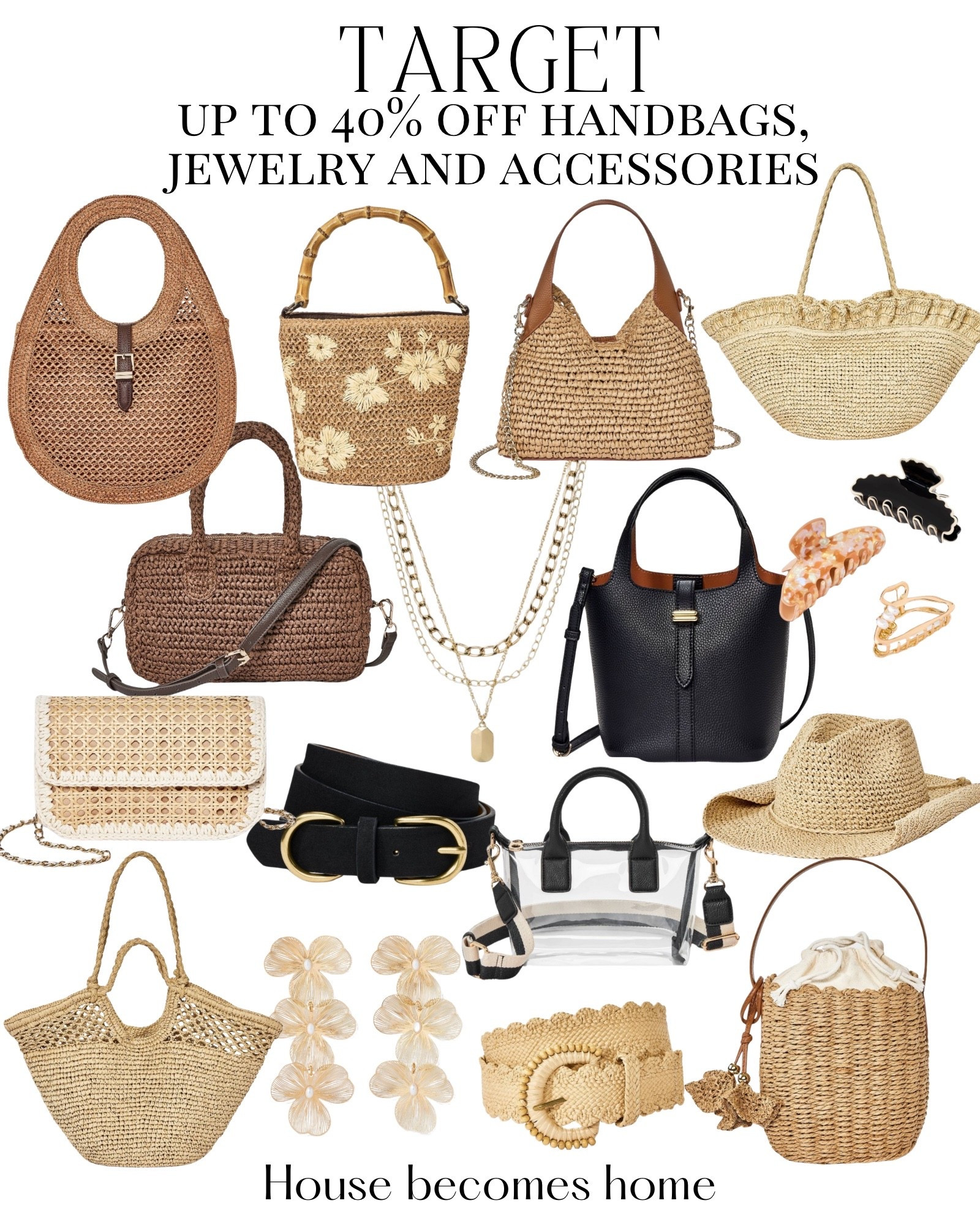 Target sale! Up to 40% off handbags, jewelry and accessories !

#LTKSeasonal #LTKootd #LTKSaleAlert