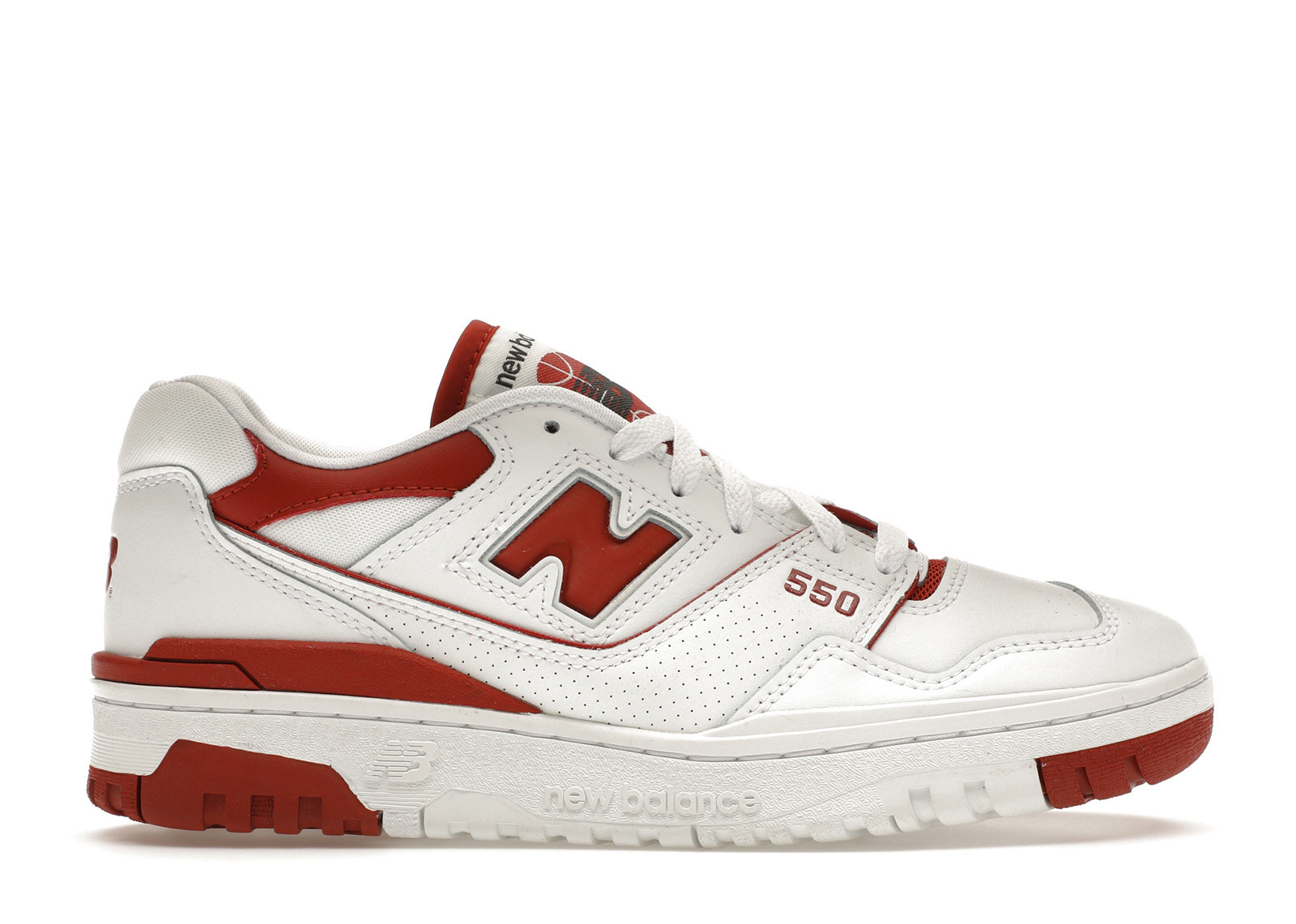 New Balance 550 (Women's) Sneakers in White/Brick Red | StockX