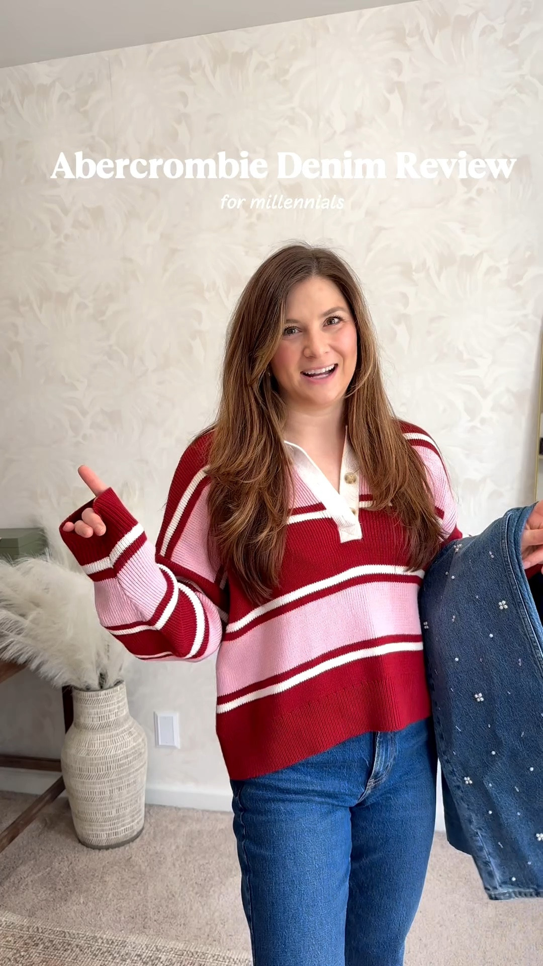 Abercrombie denim review for someone 5’3 and 135 pounds 

Wearing a 27 short in everything! 

Best jeans are milllenials are the high rise flare jeans - make sure to get no holes and I love the dark wash jeans for more elevated look! 

I love the pearl 90s relaxed jeans fit review 

How to style straight jeans 

Chambray  pull on pants 
Linen pants 
Pull on pants with an elastic 

Abercrombie rugby polo pink and red for Valentine’s Day 

#LTKSeasonal #LTKSaleAlert #LTKValentine