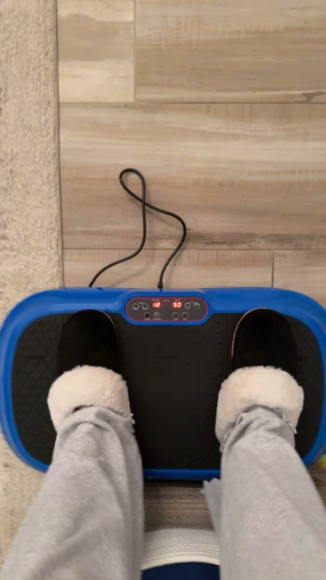 Shake it off, I’m on the vibration plate trend 