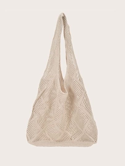 Knit Tote Bag
   SKU: swbag18210325395      
          (5901 Reviews)
            US$12.00       ... | SHEIN