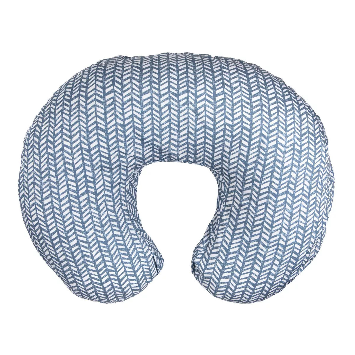 Boppy Original Support Nursing Pillow - Blue Herringbone | Target