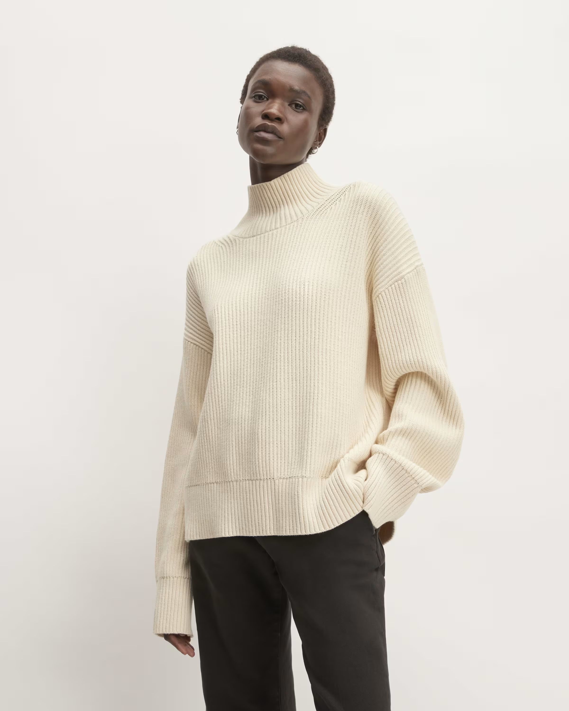 The Organic Cotton Ribbed Turtleneck | Everlane