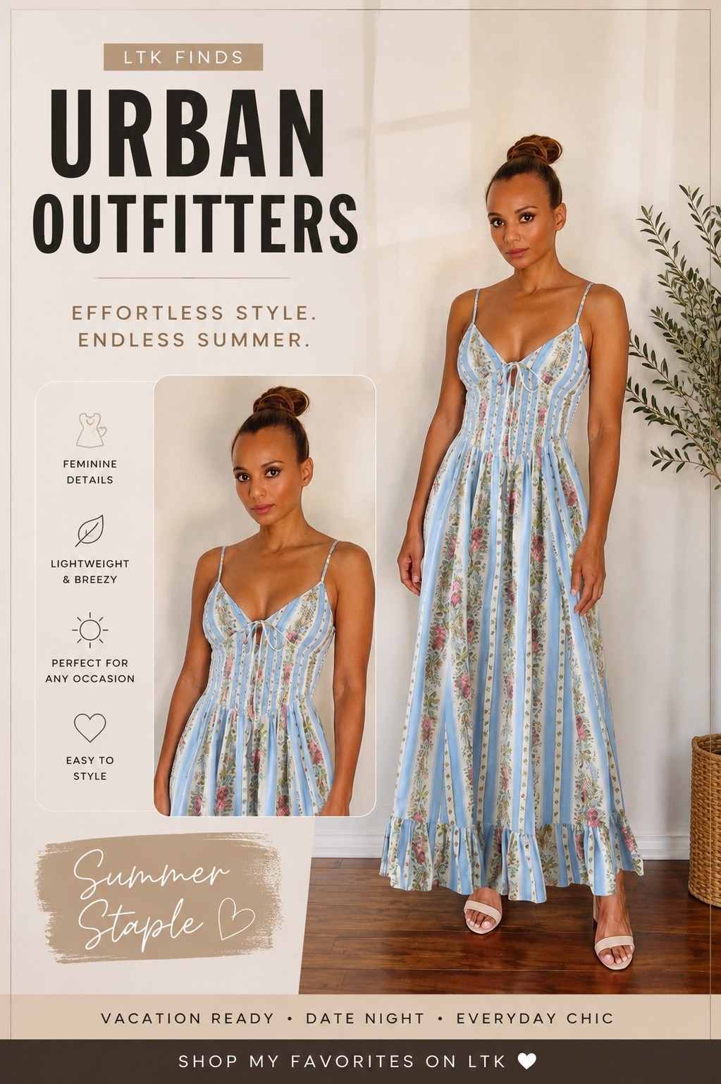 Urban Outfitters always has the cutest pieces for effortless style. 🤍 From feminine dresses to everyday staples, these finds are perfect for vacation, brunch, date night, and everything in between. Sharing my favorite picks that you’ll reach for all season long! ✨

#LTKStyle #UrbanOutfitters #LTKFinds #SummerStyle #VacationOutfits #EverydayStyle #DateNightOutfit #EffortlessStyle #FashionOver40 #StyleInspiratio

#LTKootd