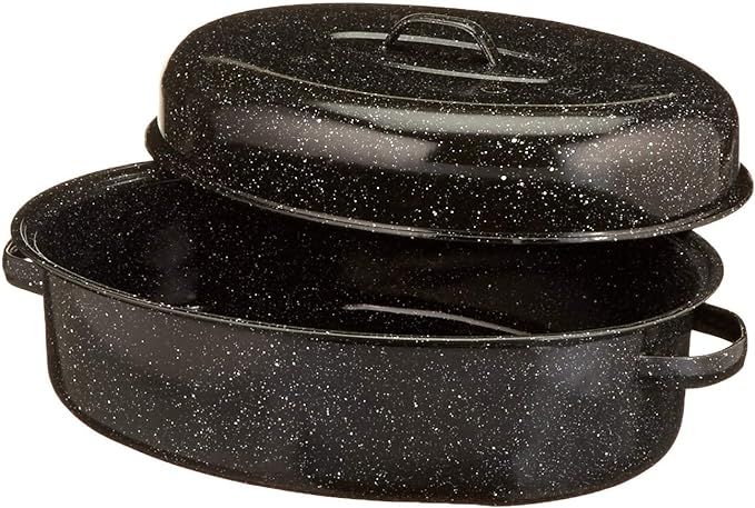 Granite Ware 18-Inch Covered Oval Roaster | Amazon (US)