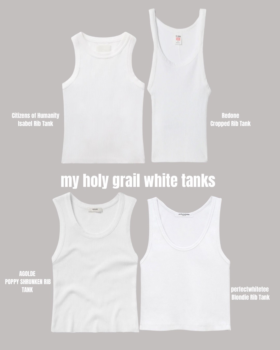 The best white tanks! You can never have too many basics 🤍

#LTKStyleTip #LTKFindsUnder100 #LTKPetite