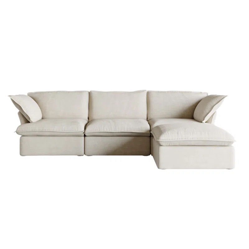 Anuthy 4 - Piece Slipcovered Sectional | Wayfair North America