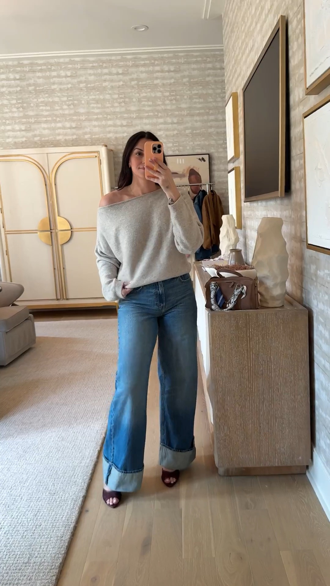 This sweater is SO soft. I wore it so much in the Spring. Great transitional sweater. In a M. 28 in jeans

#LTKgrwm #LTKNYFW #LTKootd