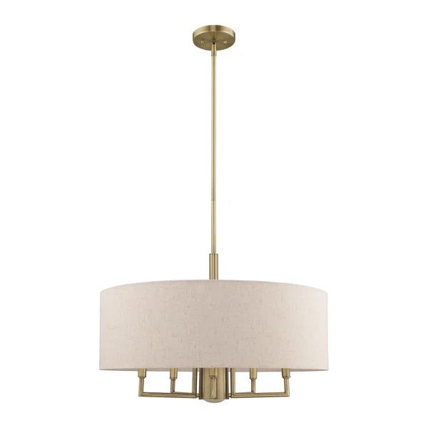 Flaire 6 - Light Dimmable LED Drum Chandelier | Wayfair North America