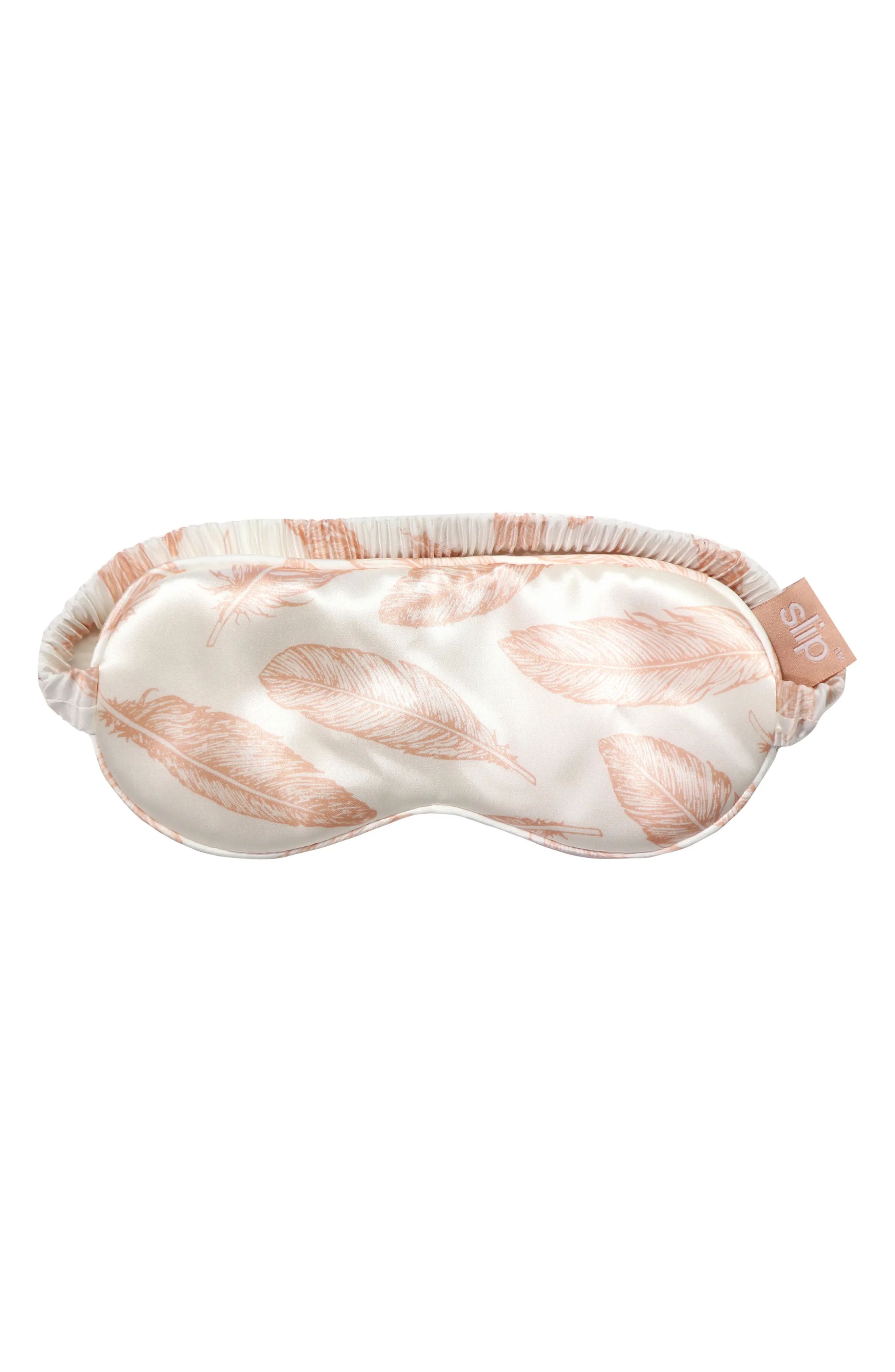 Slip Pure Silk Sleep Mask, Size One Size - Feathers | Nordstrom